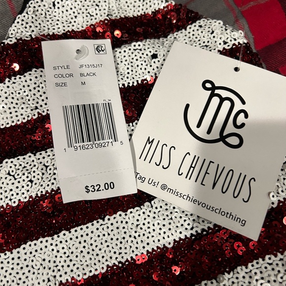 Beautiful sequence patriotic tank top - Picture 4 of 4